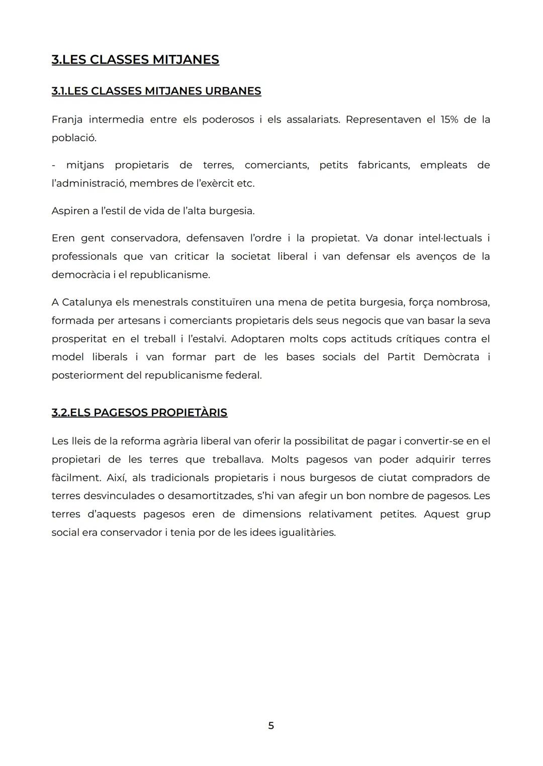 # SOCIETAT I MOVIMENTS SOCIALS

# DEL SEGLE XIX

## 1.LA CONFIGURACIÓ D'UNA SOCIETAT DE CLASSES

### 1.1.LA FI DE LA SOCIETAT ESTAMENTAL

Co