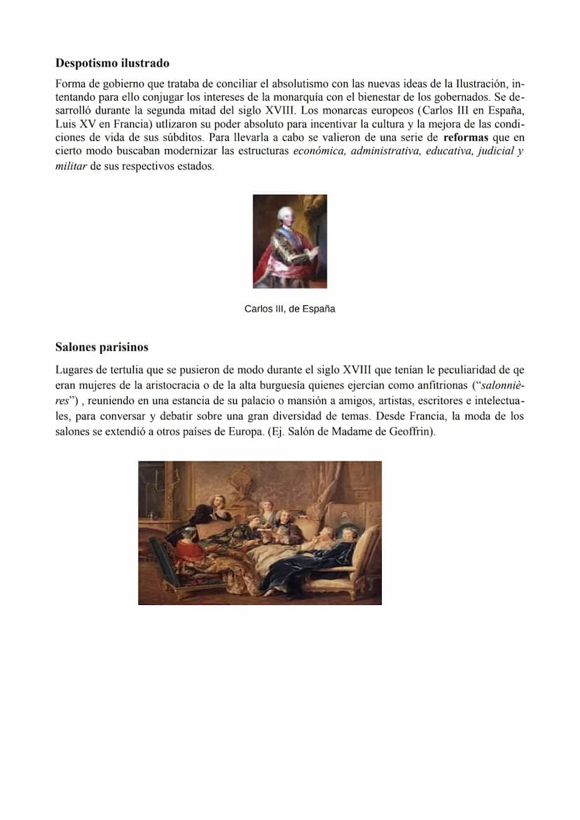 Tema 1
ANTIGUO RÉGIMEN E ILUSTRACIÓN
Antiguo Régimen
Es el sistema político, económico y social anterior a la Revolución Francesa que se viv