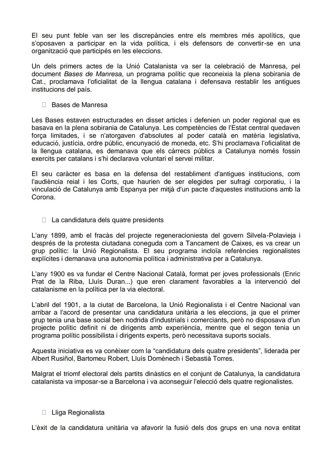 T7

La Constitució de 1876

Tenia un clar caràcter conservador, amb l'objectiu que els dos partis poguessin governar
establement sense haver
