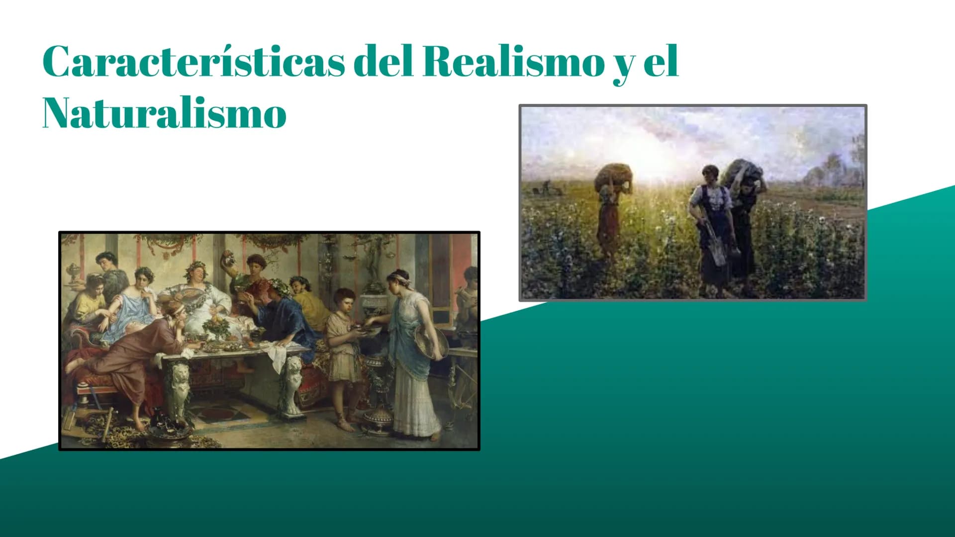 Características del Realismo y el
Naturalismo Introducción
EL REALISMO
Contexto histórico
Características
EL NATURALISMO
Contexto histórico

