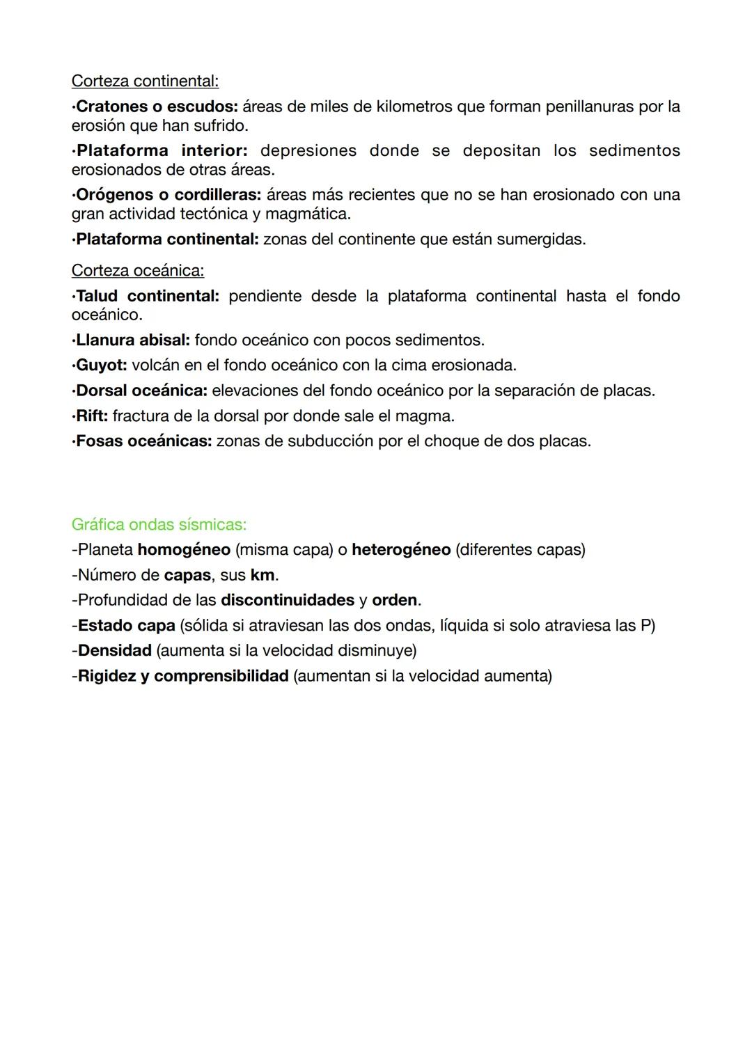 EXAMEN BIOLOGÍA TEMA 1
El interior de la Tierra se estudia para obtener materias primas (metales y
minerales), abastecimiento de alimentos y