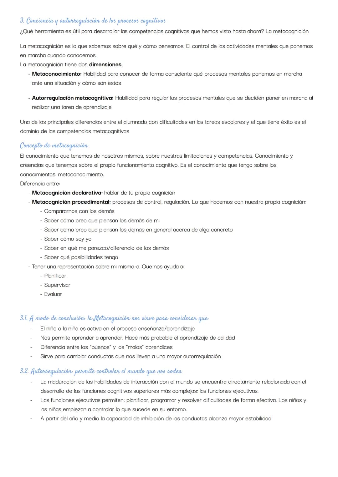 Tema 4: Desarrollo de las competencias cognitivas
Desarrollo de las competencias cognitivas
Permite percibir, interpretar, reconocer, reflex