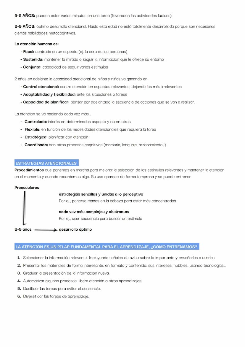 Tema 4: Desarrollo de las competencias cognitivas
Desarrollo de las competencias cognitivas
Permite percibir, interpretar, reconocer, reflex