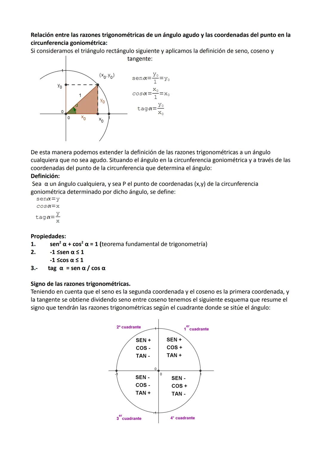 Apuntes Trigonometría. 4º ESO.
Conceptos previos:
Notación:
En un triángulo, los vértices se denotan con letras
mayúsculas (A, B y C). Los l