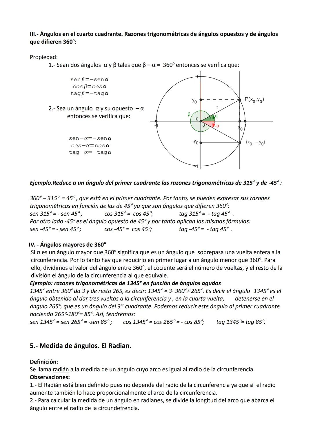 Apuntes Trigonometría. 4º ESO.
Conceptos previos:
Notación:
En un triángulo, los vértices se denotan con letras
mayúsculas (A, B y C). Los l