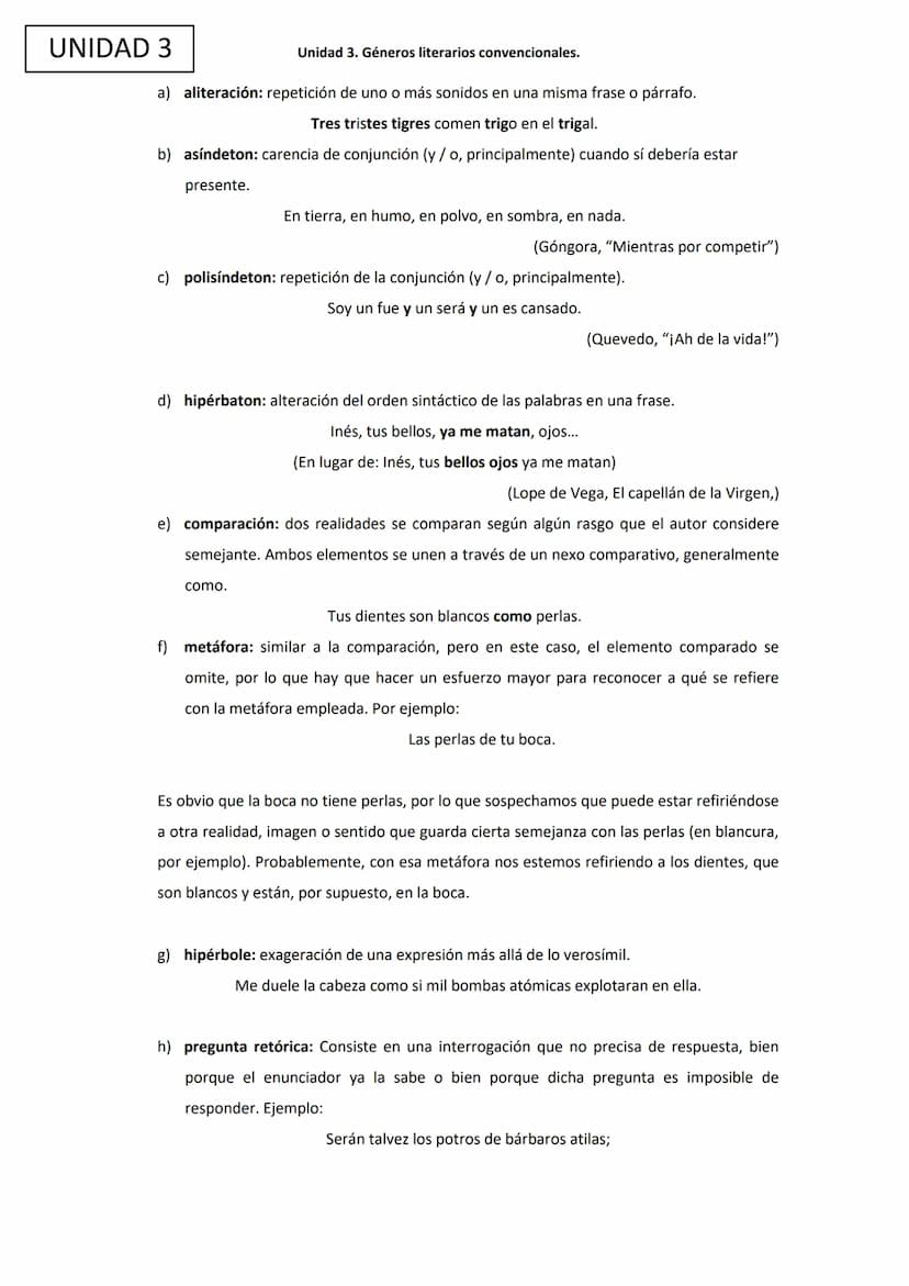 LITERATURA
Unidad 3. Géneros literarios convencionales. UNIDAD 3
ÍNDICE
INTRODUCCIÓN.
1. El género lírico...
1.1. Análisis del métrico del v