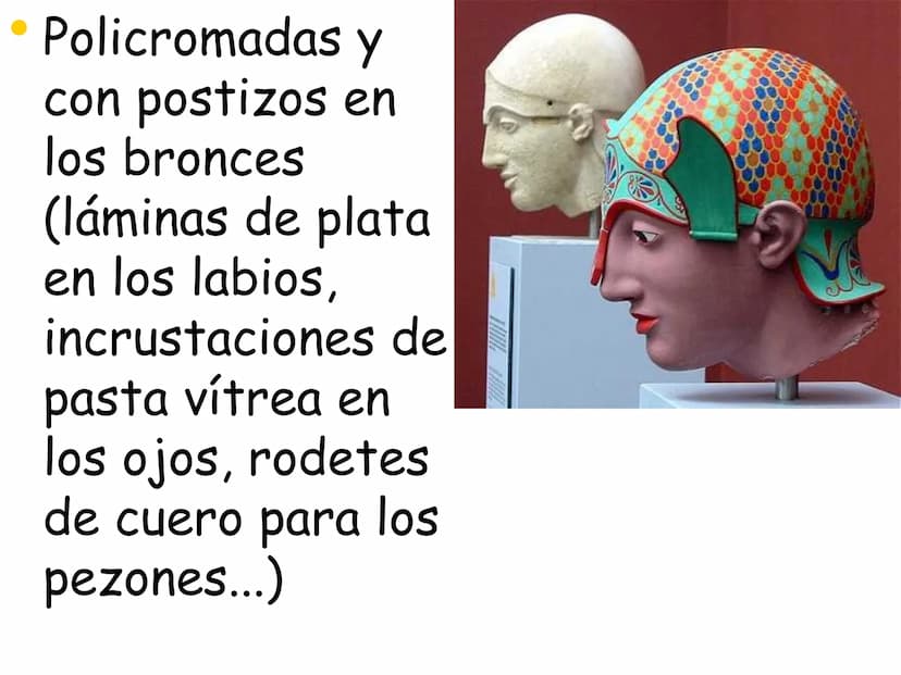EL ARTE GRIEGO
LA ESCULTURA Características
Generales La escultura, además
de una posible función
práctica (religiosa),
responde al deseo de