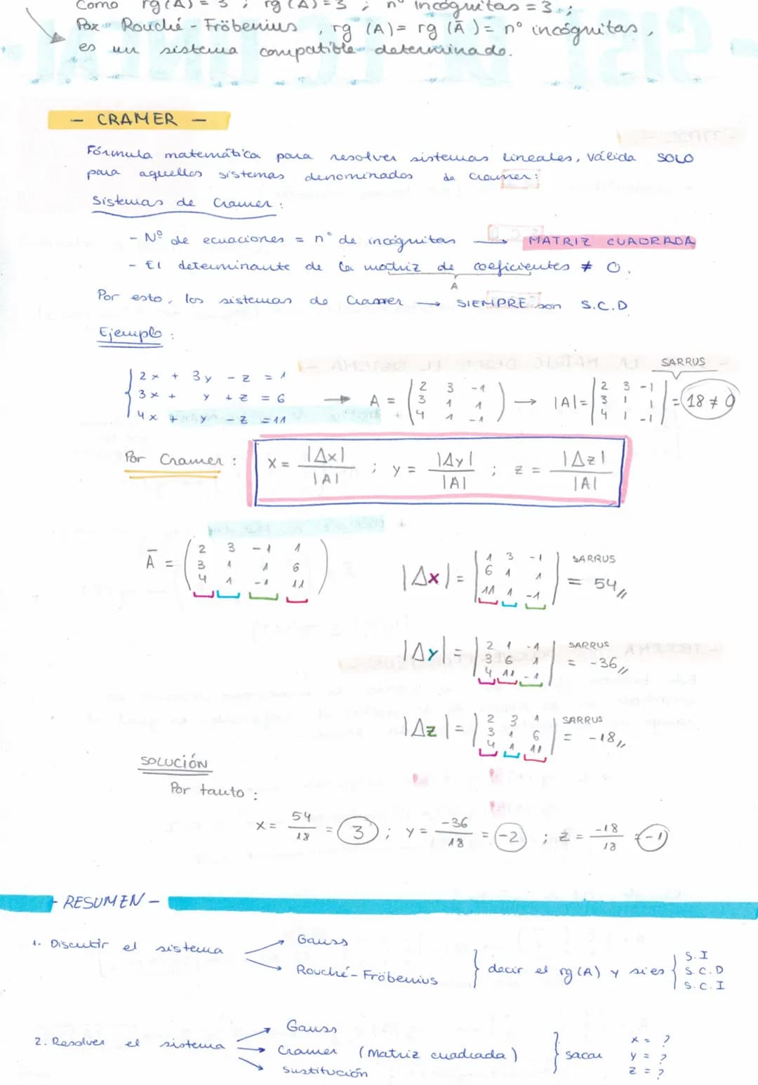 SIST DE EC UNEAL-
Sistemas homogêneos
(nos término indep. =0)
+૨ -૦
y-32=0
x+2y + 5z =
TIPOS
* Incompatibles
* Compatibles.
2x + 3 y
3x
4x +