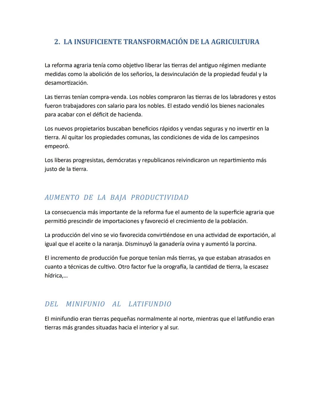 TRANSICIÓN AL CAPITALISMO
1. LA MODERNIZACIÓN DEMOGRÁFICA DEL SIGLO XIX
Durante el siglo XIX, la población española aumentó y se inició la t