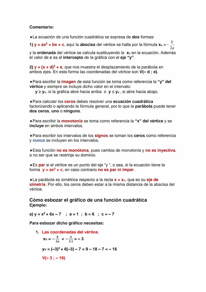 Resumen sobre funciones.
Posee contenido de secundaria hasta de 12 grado.
En este tema es importante que sepas:
1. Aplicar el concepto de fu