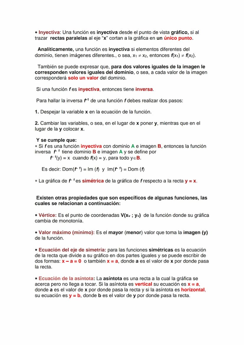 Resumen sobre funciones.
Posee contenido de secundaria hasta de 12 grado.
En este tema es importante que sepas:
1. Aplicar el concepto de fu