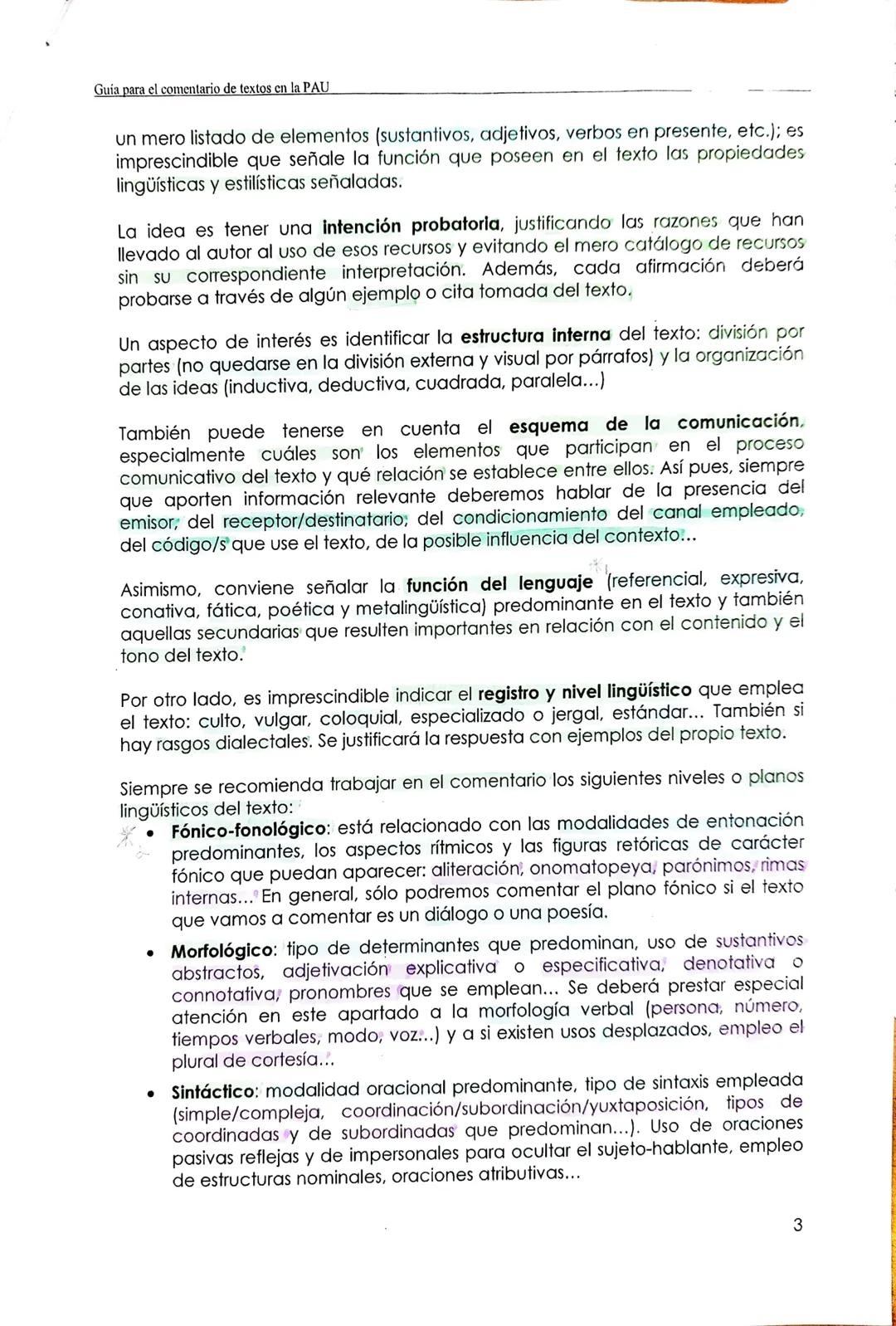 A) Enuncie el tema del texto (0,5 puntos)
• Deberá enunciarse el tema de manera concisa en una o dos líneas de
extensión como máximo.
• Conv