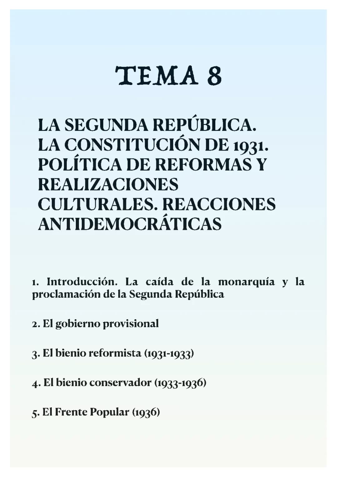 La 2 república 