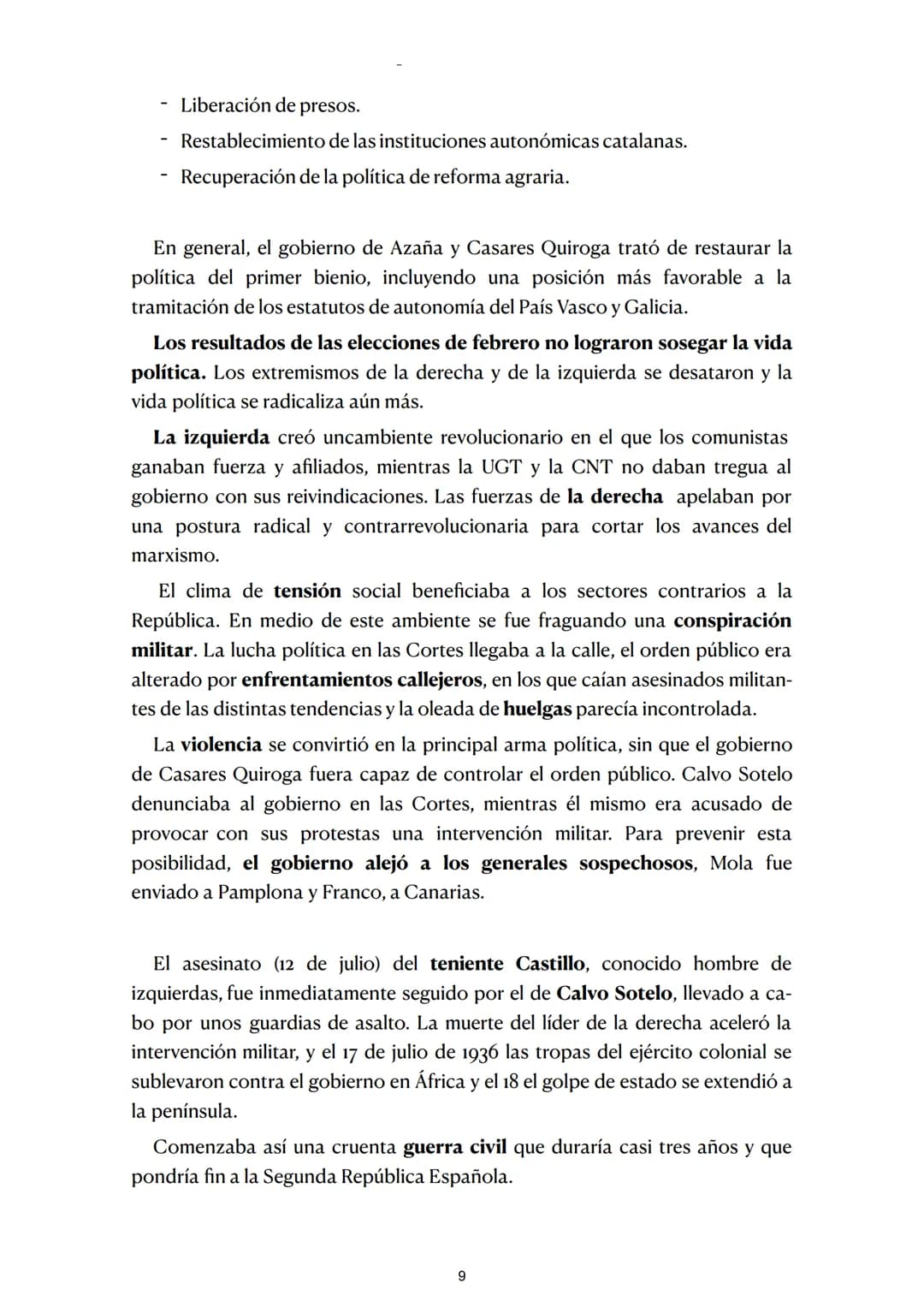 TEMA 8
LA SEGUNDA REPÚBLICA.
LA CONSTITUCIÓN DE 1931.
POLÍTICA DE REFORMAS Y
REALIZACIONES
CULTURALES. REACCIONES
ANTIDEMOCRÁTICAS
1. Introd