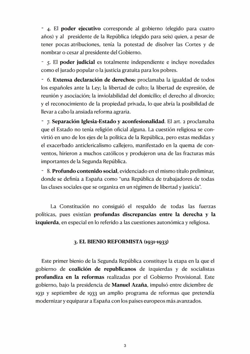 TEMA 8
LA SEGUNDA REPÚBLICA.
LA CONSTITUCIÓN DE 1931.
POLÍTICA DE REFORMAS Y
REALIZACIONES
CULTURALES. REACCIONES
ANTIDEMOCRÁTICAS
1. Introd