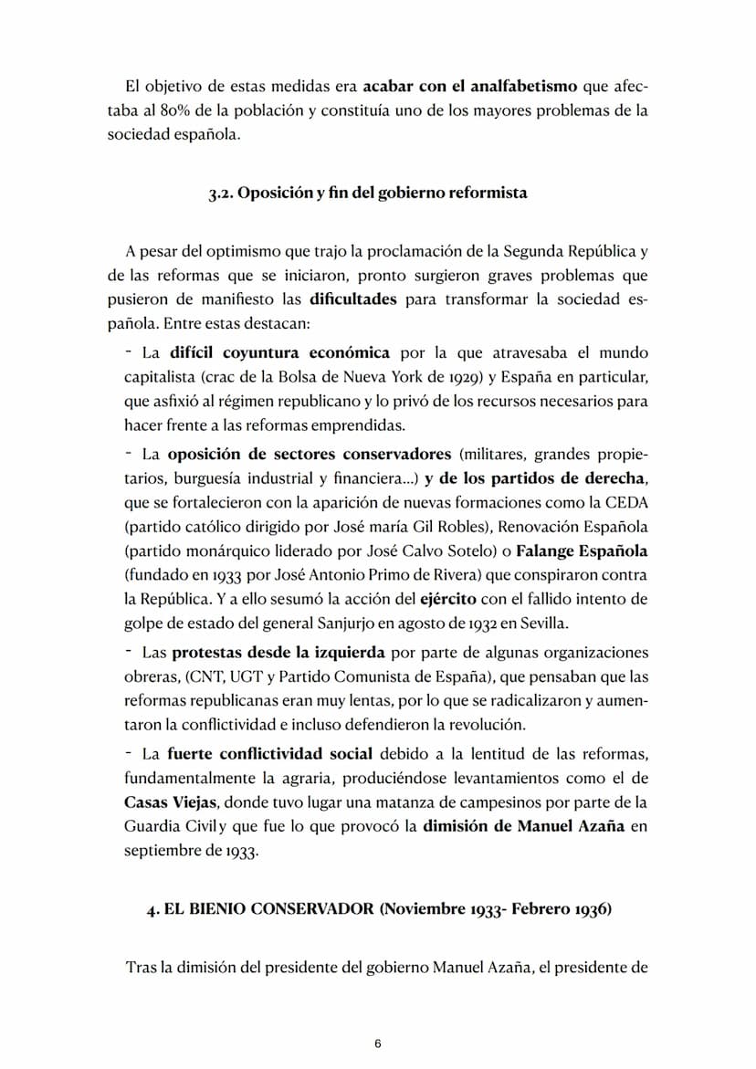 TEMA 8
LA SEGUNDA REPÚBLICA.
LA CONSTITUCIÓN DE 1931.
POLÍTICA DE REFORMAS Y
REALIZACIONES
CULTURALES. REACCIONES
ANTIDEMOCRÁTICAS
1. Introd