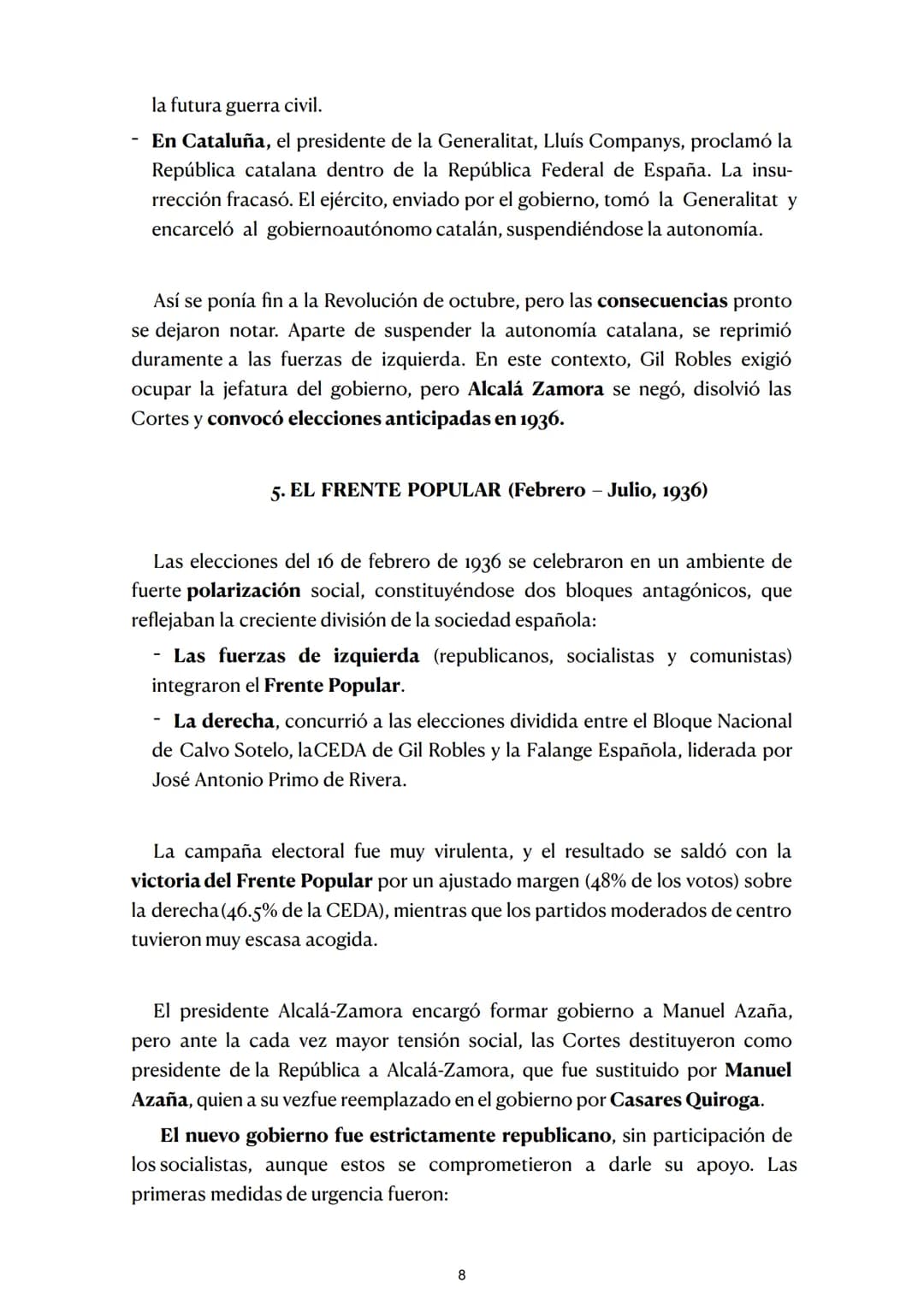 TEMA 8
LA SEGUNDA REPÚBLICA.
LA CONSTITUCIÓN DE 1931.
POLÍTICA DE REFORMAS Y
REALIZACIONES
CULTURALES. REACCIONES
ANTIDEMOCRÁTICAS
1. Introd