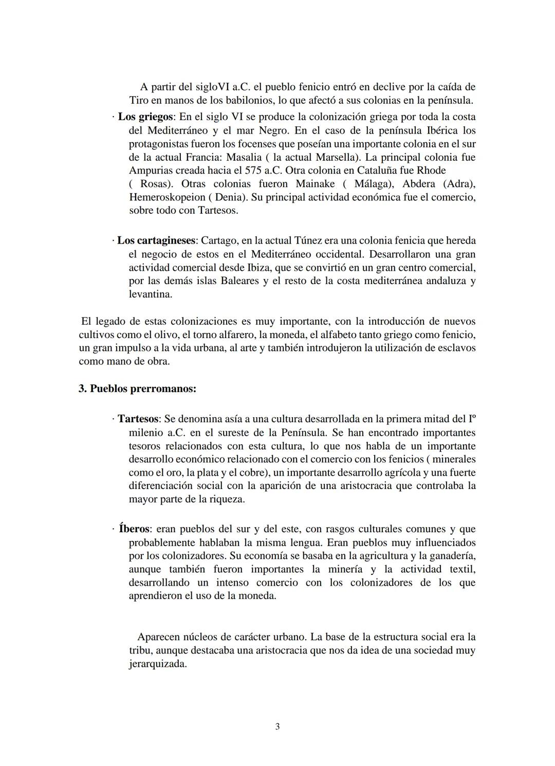 TEMA I. LAS RAICES. LA HISPANIA ROMANA.
1. Prehistoria.
Los primeros representantes del género homo llegaron a lo que hoy es España hace un
