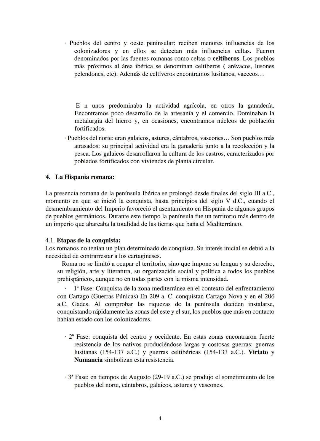 TEMA I. LAS RAICES. LA HISPANIA ROMANA.
1. Prehistoria.
Los primeros representantes del género homo llegaron a lo que hoy es España hace un
