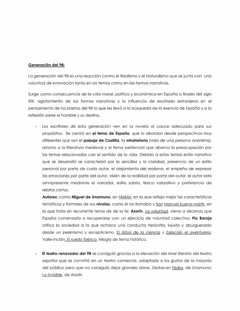 
<h2 id="modernismoygeneracindel98">Modernismo y Generación del 98</h2>
<p>El Siglo XIX termina con una gran crisis en todos los aspectos de