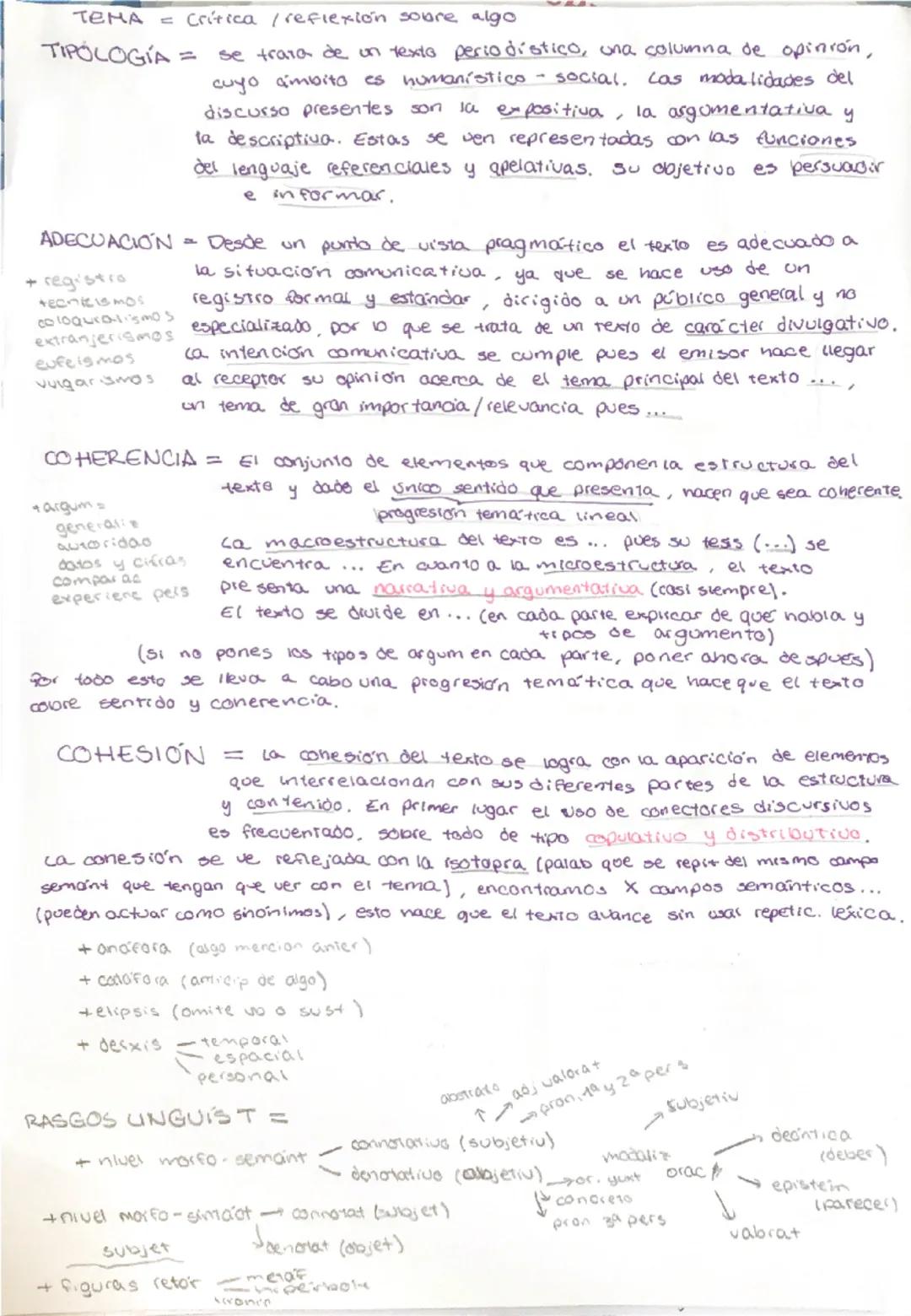 TEMA
1
TIPOLOGIA:
+ registra
teankismos
Crítica / reflexión sobre algo
= se trata de un texto periodístico, una columna de opinión,
cuyo amb