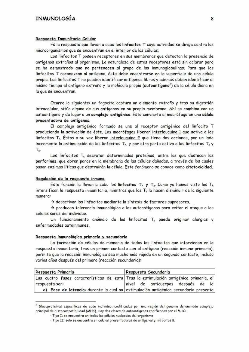 
<p>El sistema inmunitario es el conjunto de células y sustancias presentes en nuestro organismo, o que se producen para tolerar o rechazar 