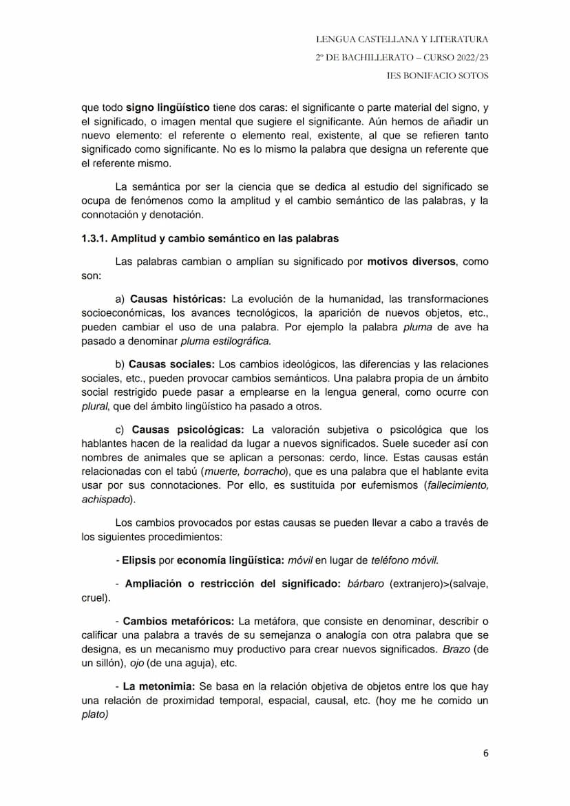 TEMARIO LENGUA (CUESTIÓN 3)
Tema 1: Las palabras: origen, formación y significado.
1.1. Origen histórico del léxico castellano hasta la actu