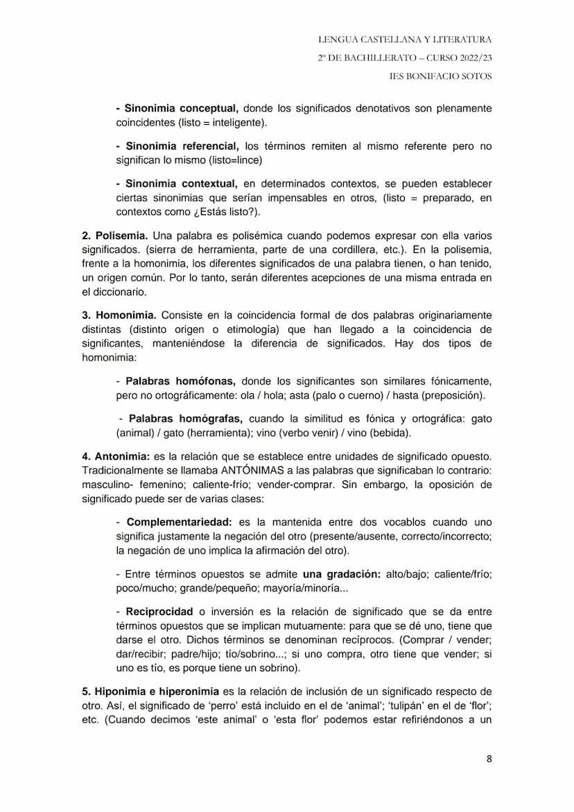 TEMARIO LENGUA (CUESTIÓN 3)
Tema 1: Las palabras: origen, formación y significado.
1.1. Origen histórico del léxico castellano hasta la actu