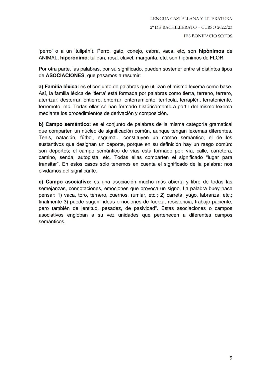 TEMARIO LENGUA (CUESTIÓN 3)
Tema 1: Las palabras: origen, formación y significado.
1.1. Origen histórico del léxico castellano hasta la actu