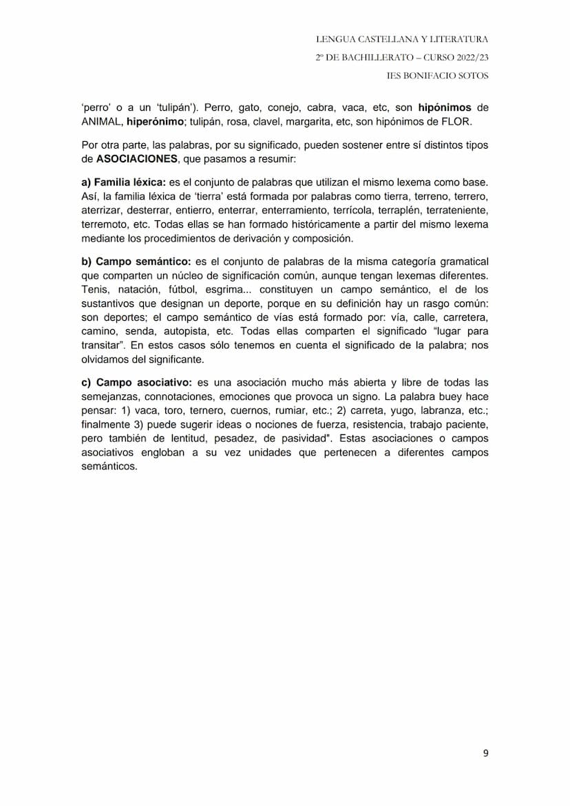 TEMARIO LENGUA (CUESTIÓN 3)
Tema 1: Las palabras: origen, formación y significado.
1.1. Origen histórico del léxico castellano hasta la actu