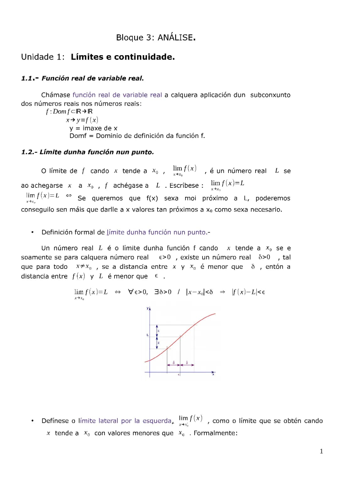 Límites y continuidad