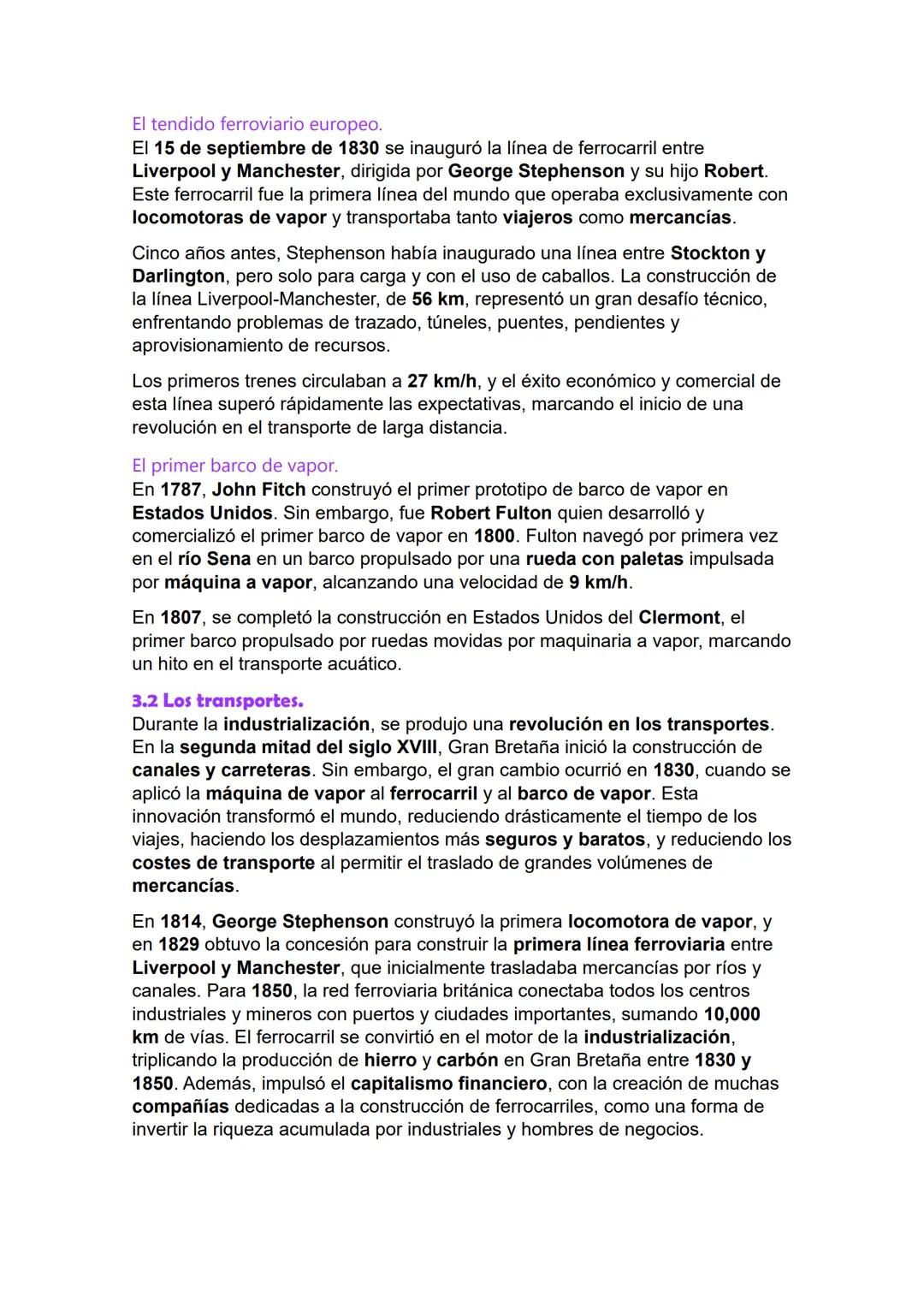 # 3. Primera Revolución Industrial.

Un gran cambio económico y social.

La Revolución Industrial fue un cambio crucial en la historia, come