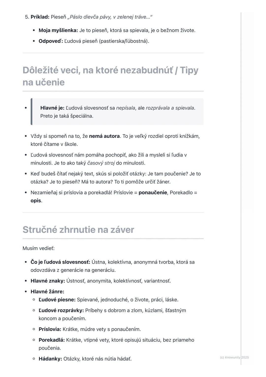 # Ľudová slovesnosť

Úvod do témy: Čo je to ľudová
slovesnosť?

Ľudová slovesnosť je super dôležitá časť našej literatúry. Sú to všetky tie
