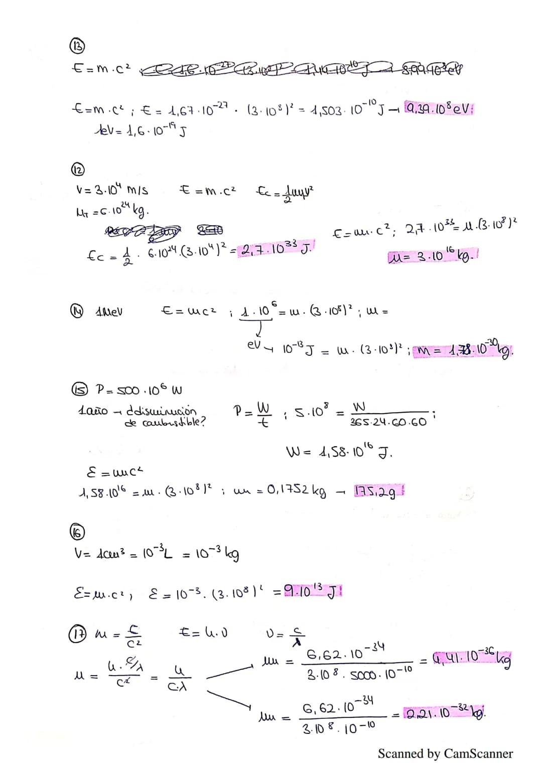 
<h2 id="unidadesyconstantes">Unidades y Constantes</h2>
<ul>
<li>Velocidad de la luz = 3.10⁸ m/s</li>
<li>Masa (M) = 2·10³ kg</li>
<li>Long