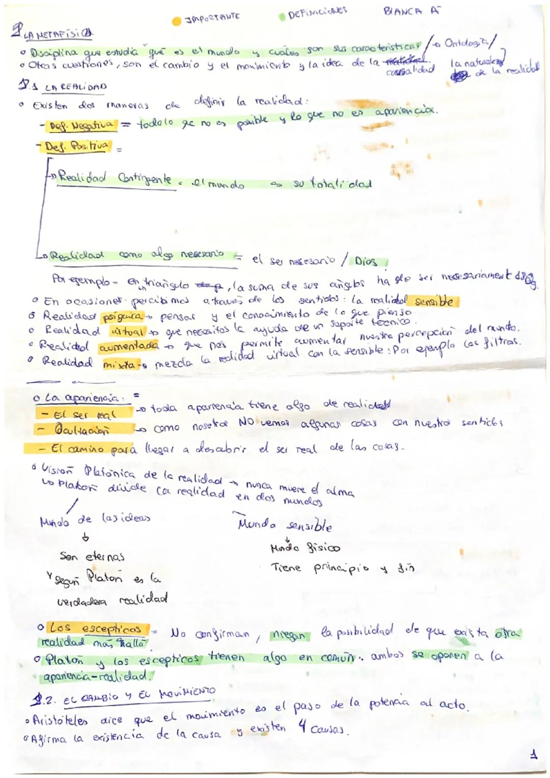 # DEFINICION
Disciplina Bilosofica
encargada del estudio
de la realidad en
su conquito,

Categorias
Metafisicas
- Unidad
- Realidad
- Neseca