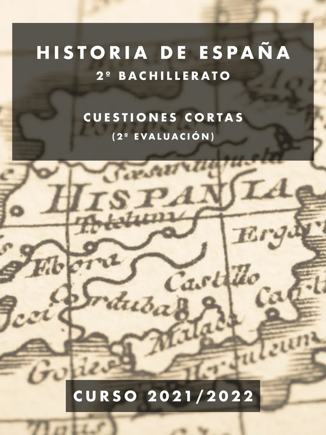 HISTORIA DE ESPAÑA
2° BACHILLERATO
CUESTIONES CORTAS
CUEST
(2º EVALUACIÓN)
HISPANSIA
fuck
Erga
Castillo
Cap
Scei Ordubad
Golicas Matada Cap
