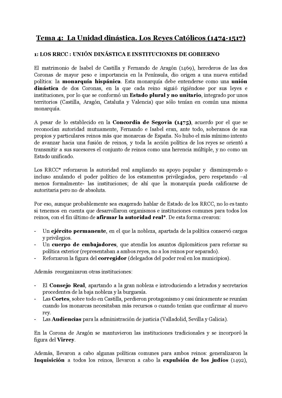 La Unión Dinástica en la Historia de España