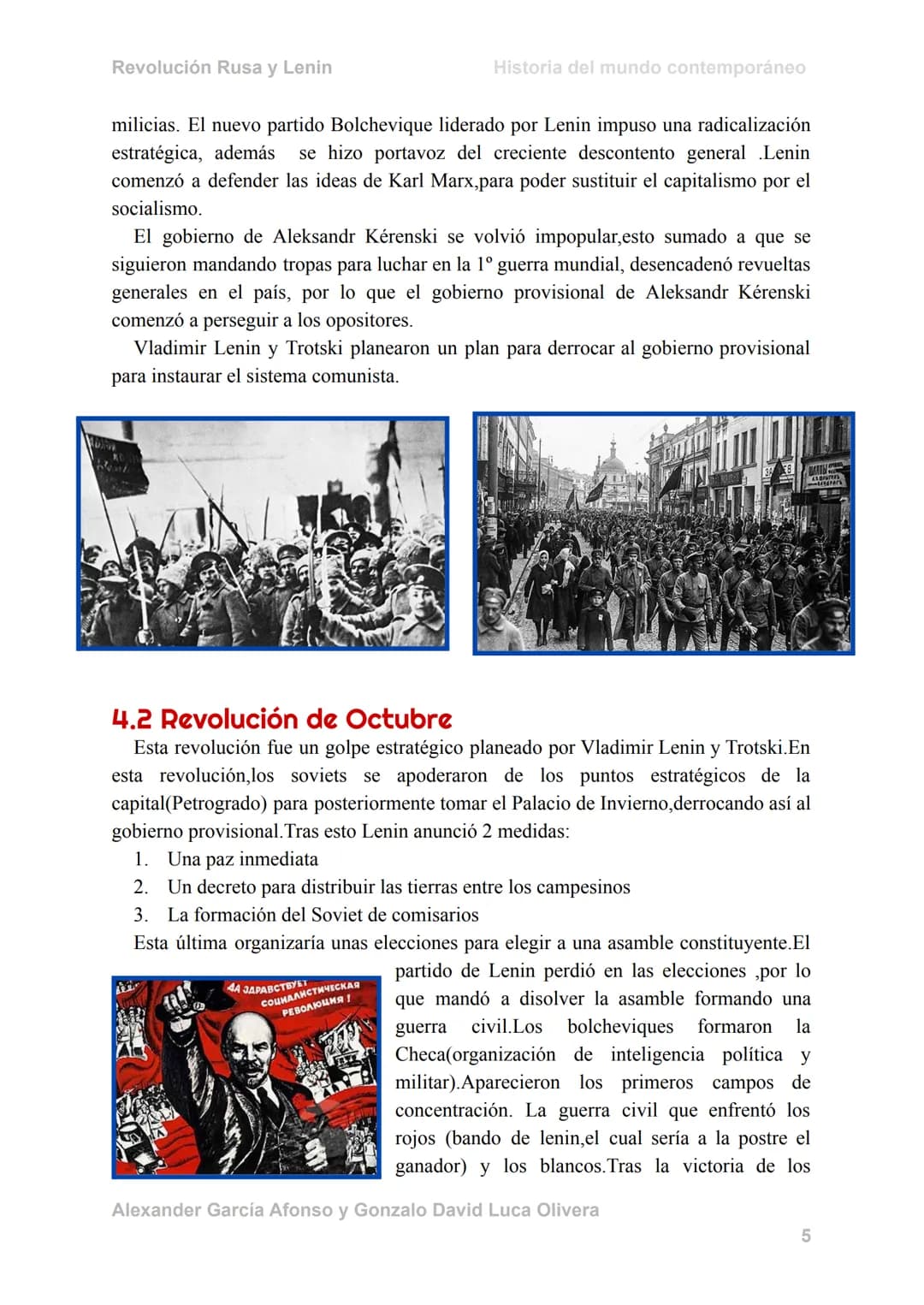 LA REVOLUCIÓN RUSA
y Lenin
A
ЛЕНИН-
ЛЕНИН-
ЛЕНИН-
жил,
XMB,
БУДЕТ ЖИТЬ!
EA MANADECARN
Alexander Garcia
Gonzalo Luca Revolución Rusa y Lenin
