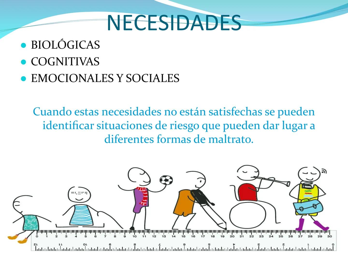INTERVENCIÓN
CON FAMILIA
Y MENORES EN SITUACIÓN
DE RIESGO SOCIAL BIOLÓGICAS
. COGNITIVAS
EMOCIONALES Y SOCIALES
Cuando estas necesidades no 