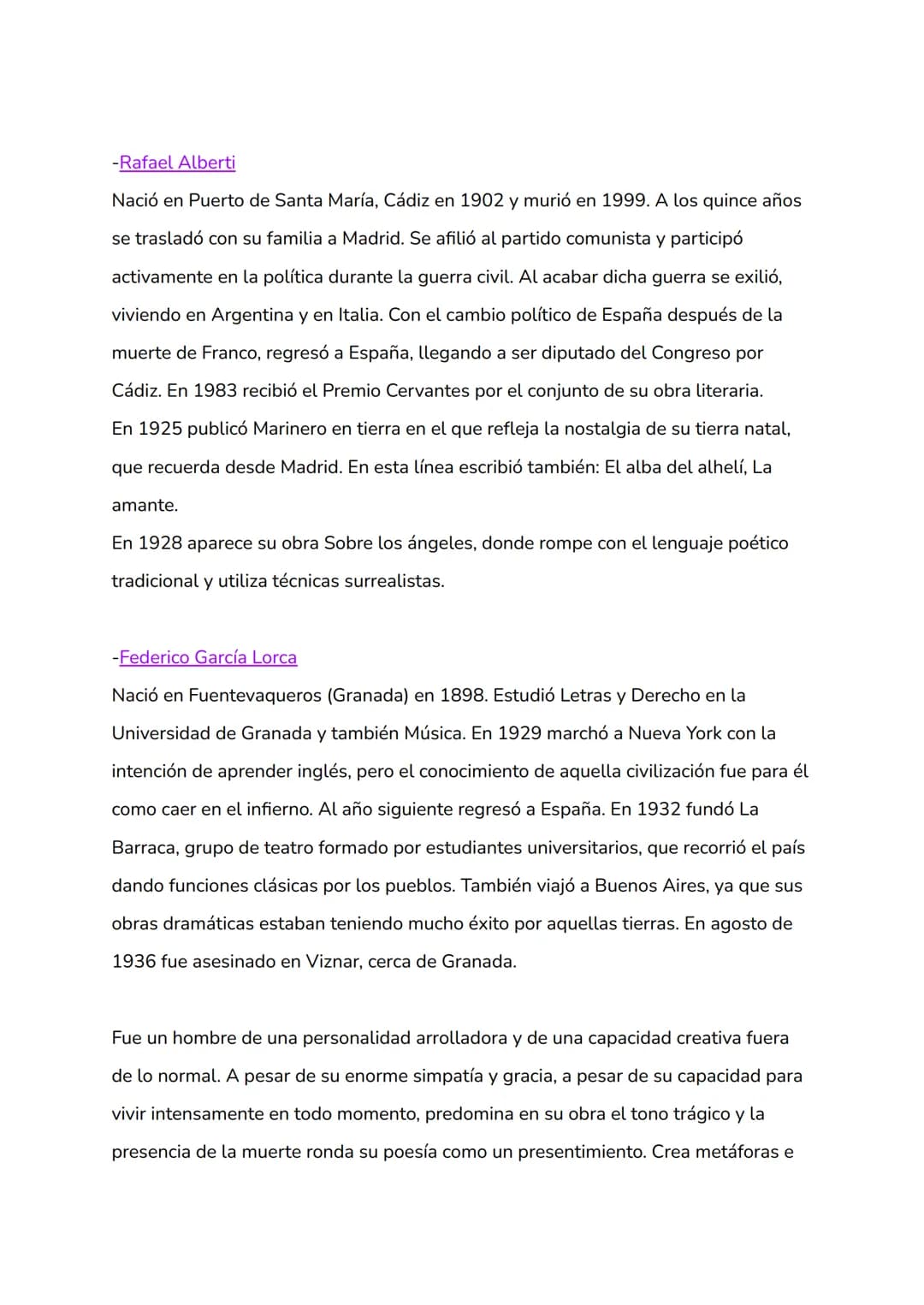 Características del la Generación del 27
-Tradición y vanguardismo.
Aunque desean encontrar nuevas fórmulas poéticas, no rompen con nuestras