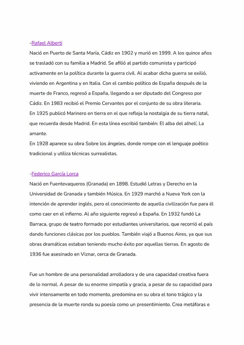 Características del la Generación del 27
-Tradición y vanguardismo.
Aunque desean encontrar nuevas fórmulas poéticas, no rompen con nuestras