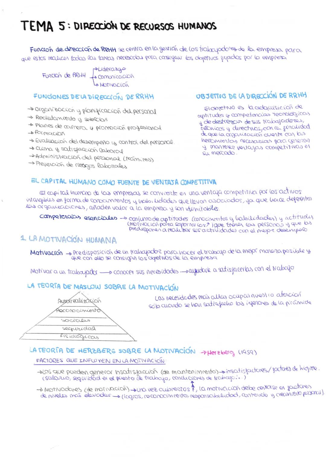 # TEMA 4: DIRECCIÓN Y ORGANIZACIÓN DE LA EMPRESA

1.  LA DIRECCIÓN DE LA EMPRESA

Dirección-scoordinal e integrar el conjunto de recursos ma