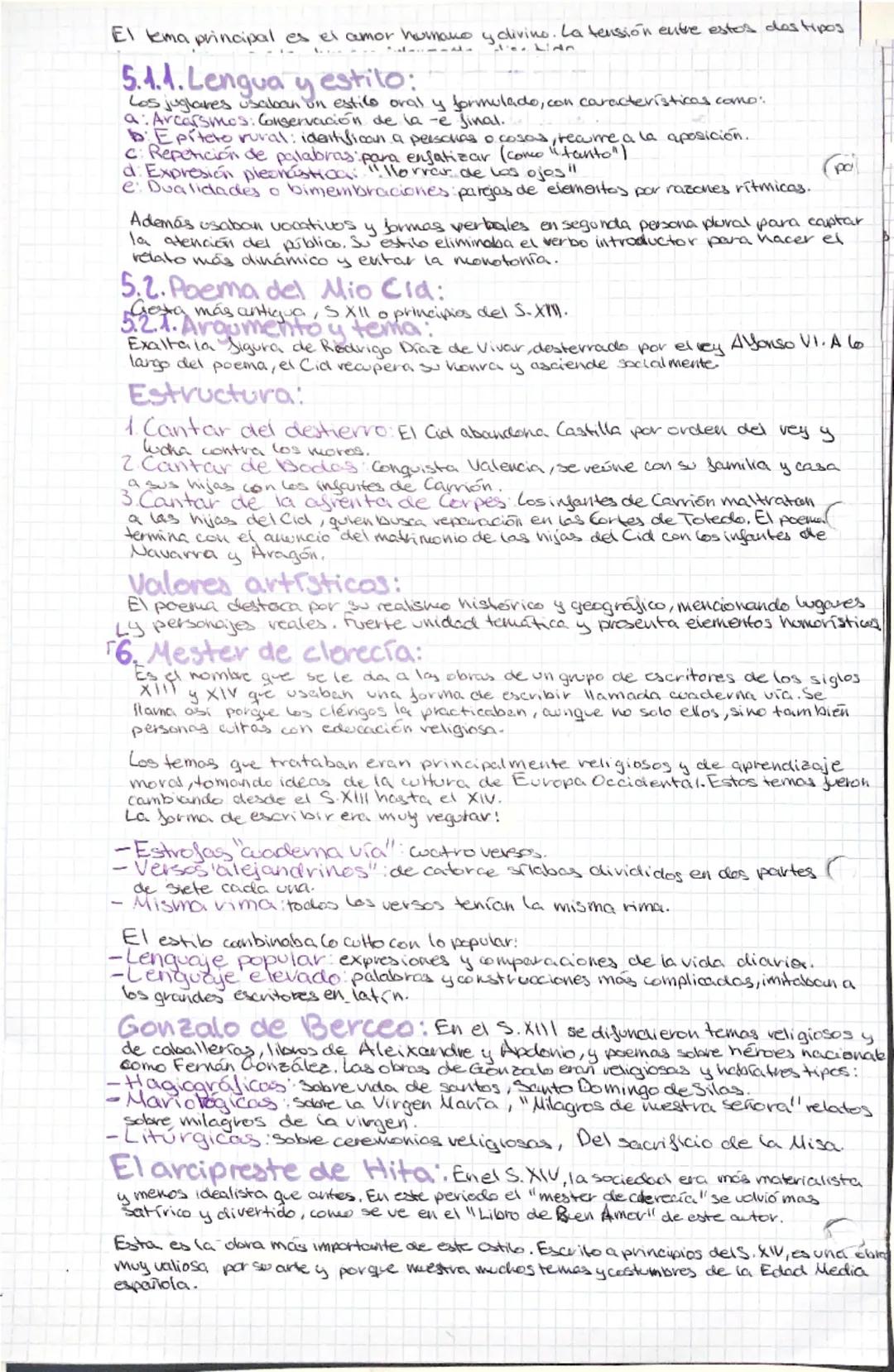 # 9 LITERATURA
MEDIEVAL

1. Contexto histórico, social y cultural:

La Edad Media literaria, desde mediados del s. XI hasta el XIV, se carac