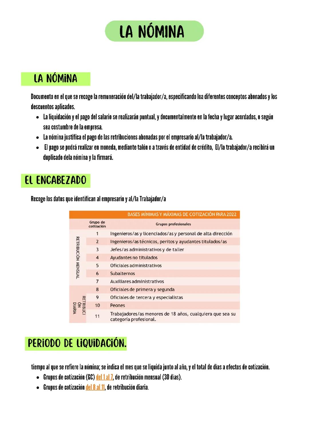 La guía completa sobre la nómina