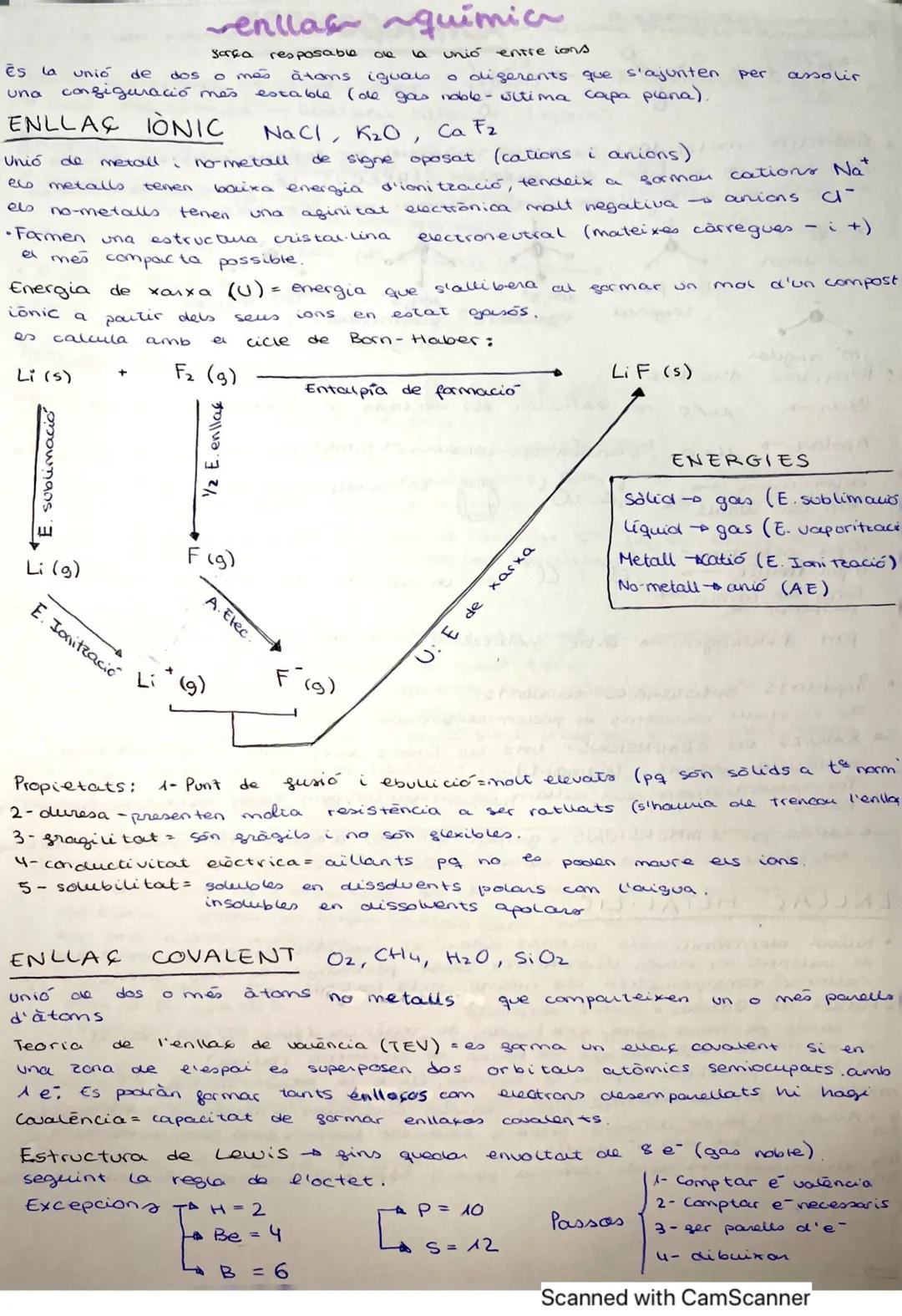 Tipos de Enlaces Químicos y sus Propiedades