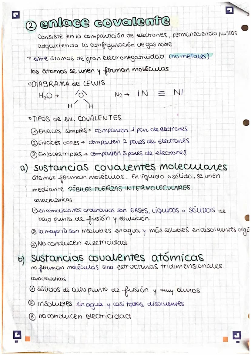 3 EL ENLAGE QUÍMICO
→ Los átomos tienden a unirse entre euos para forman entidades
más complejas
a) Regla del octeto
• la tendencia de los á
