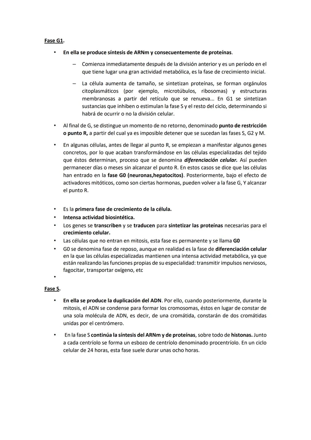 CICLO CELULAR
Es el tiempo que transcurre desde que la célula se forma por división de una
preexistente hasta que se divide y da origen a do