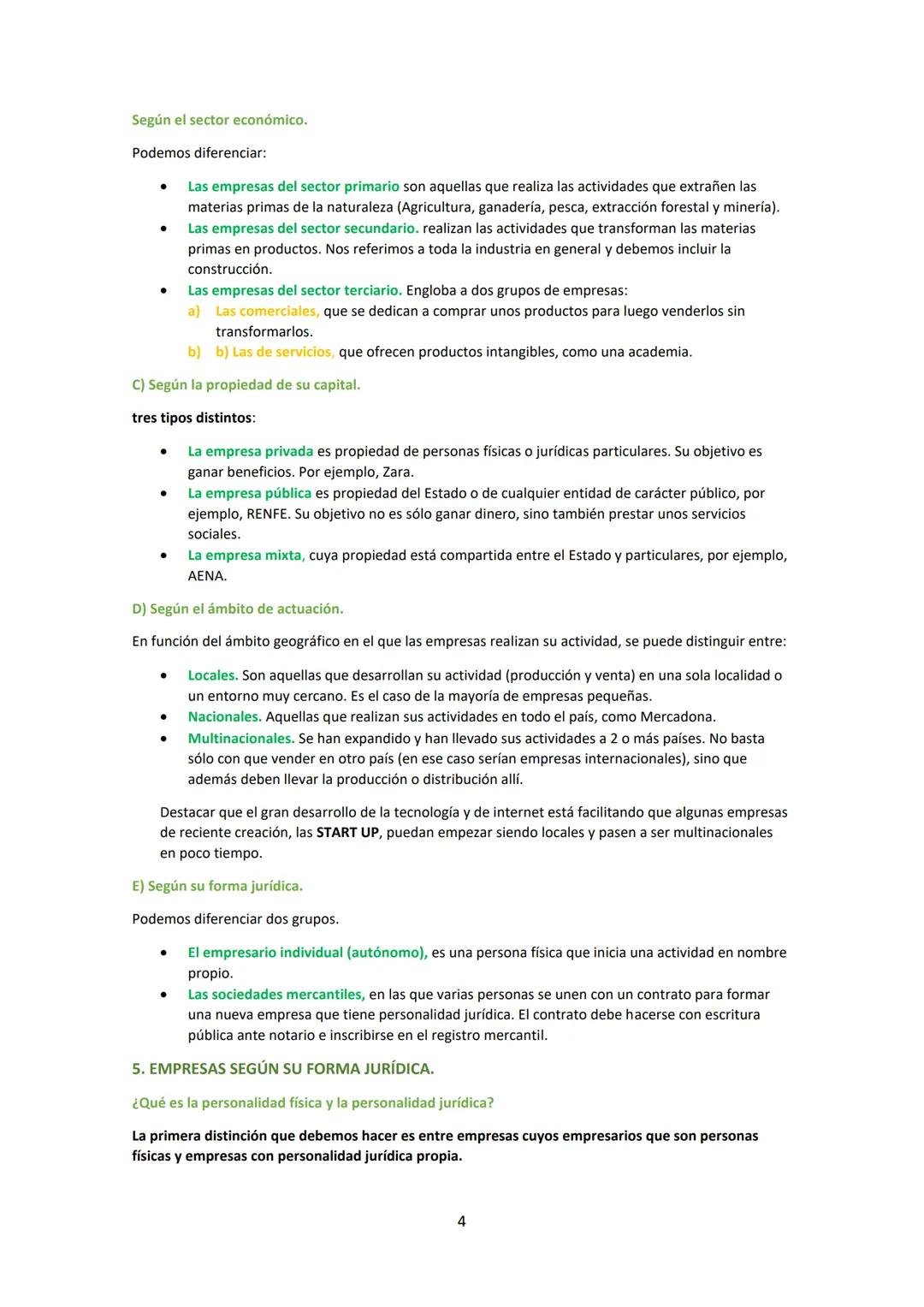 UNIDAD 2

LAS CARACTERÍSTICAS DE LAS EMPRESAS

1. LA EMPRESA Y SUS FUNCIONES

Una EMPRESA es la unidad económica de producción, que combina 
