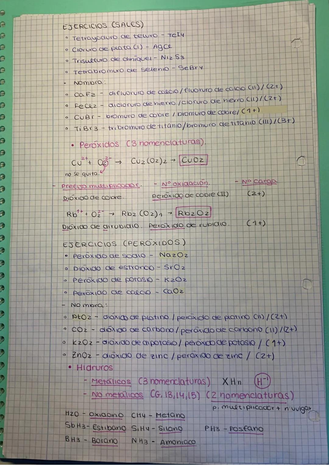 0
CE
FÍSICA
FORMULACIÓN.
• Oxidos. (3 nomenclaturas) - metálicos y no metalicos.
Prefijo multiplicador:
Trioxido de di aluminio.
* NO se pon
