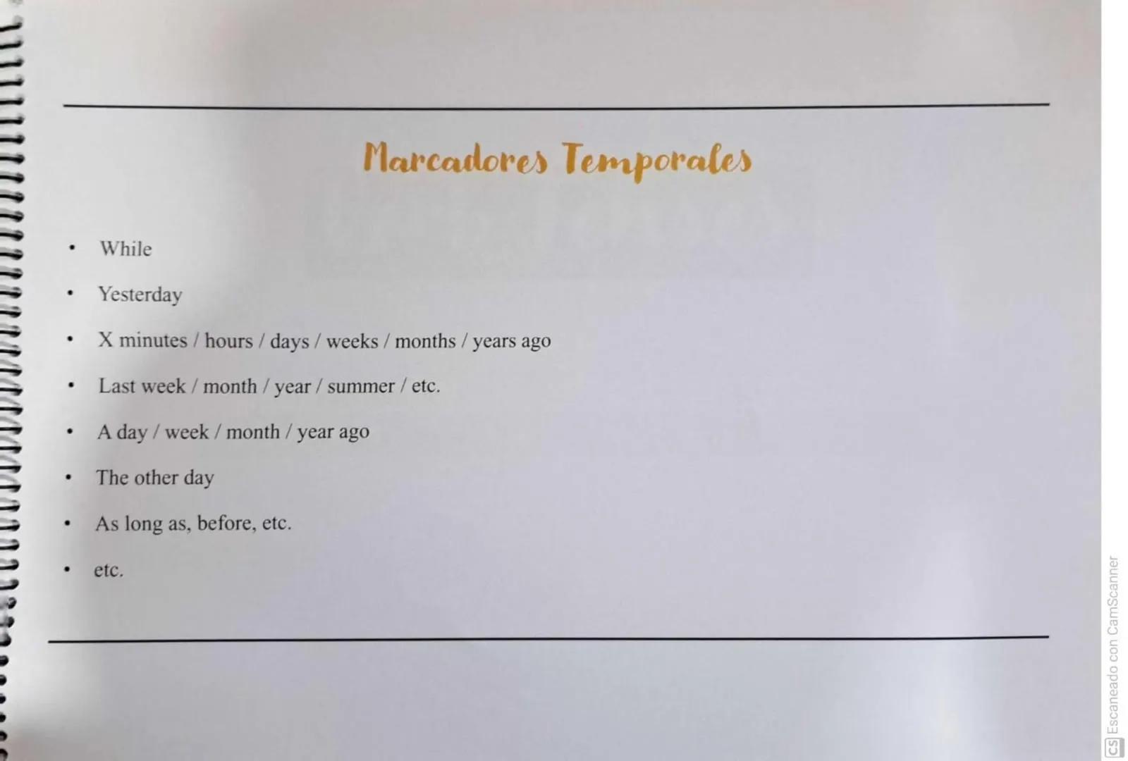 Past Simple
Indica acciones pasadas que ya han acabado
Se emplea para expresar acciones pasadas, sucesión de accesiones en el pasado,
oracio